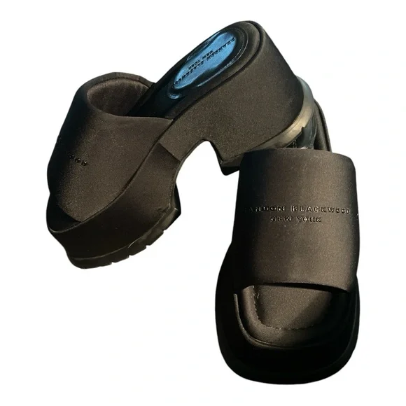 Brandon Blackwood Dia Platform Sandal Black Size 35 (US 5–5.5) - Picture 1 of 7